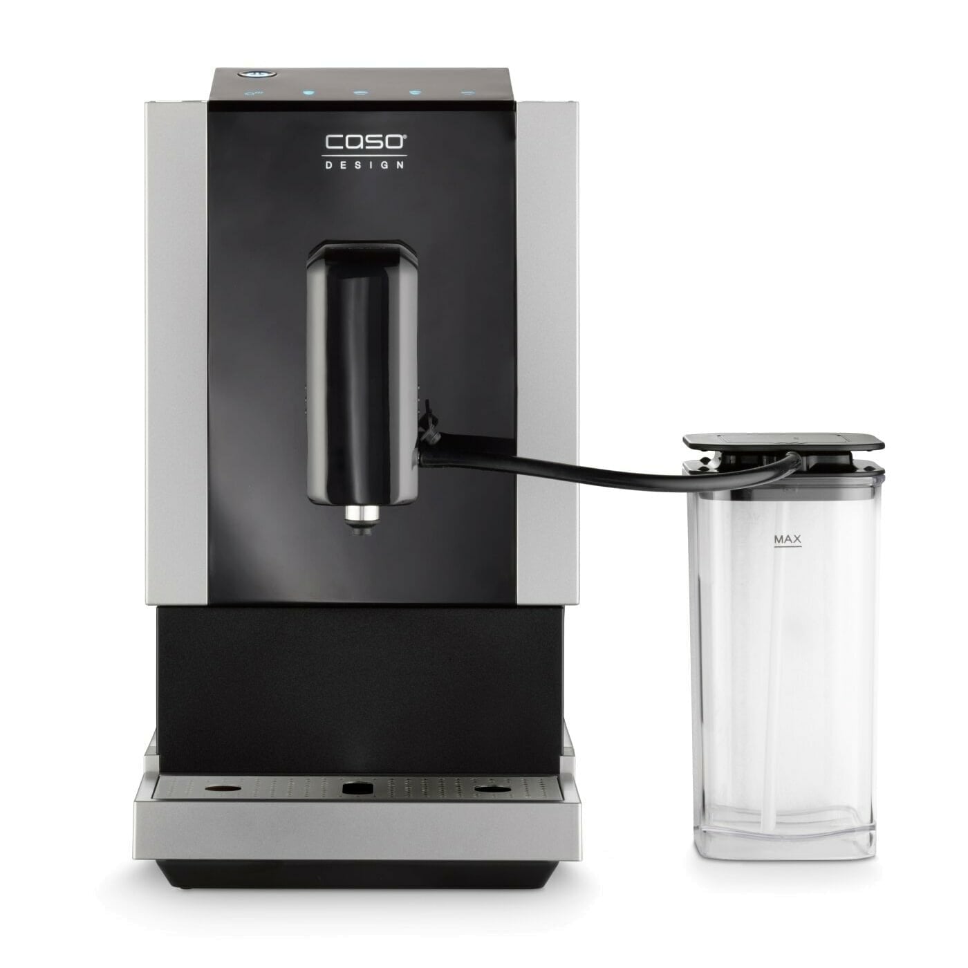 Caso | Coffee Machine | Café Crema Touch | Pump pressure 19 bar | Built-in milk frother | Automatic | 1470 W | Black/Stainless steel - Image 3