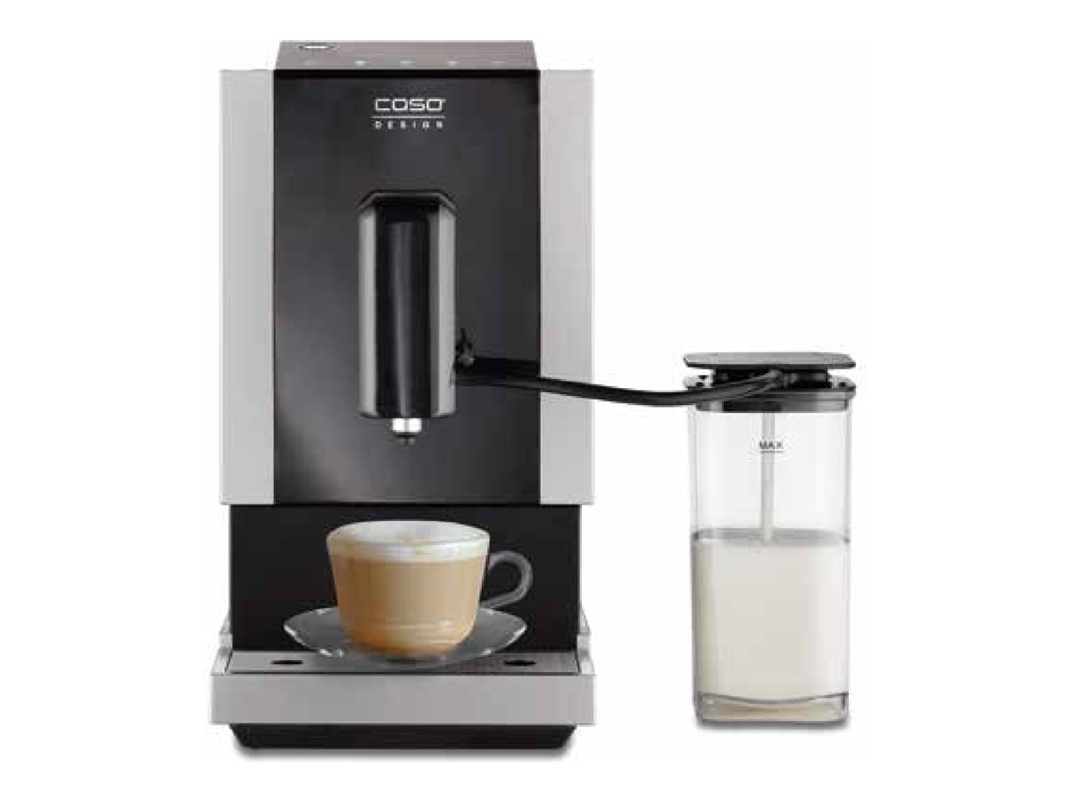 Caso | Coffee Machine | Café Crema Touch | Pump pressure 19 bar | Built-in milk frother | Automatic | 1470 W | Black/Stainless steel - Image 5