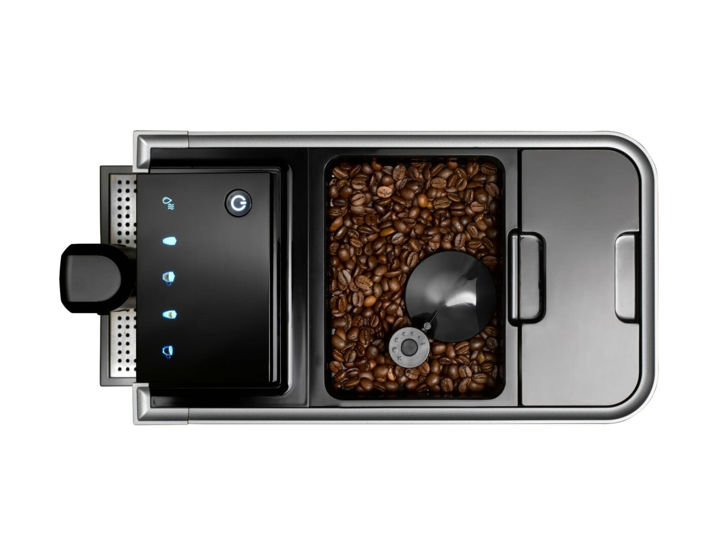 Caso | Coffee Machine | Café Crema Touch | Pump pressure 19 bar | Built-in milk frother | Automatic | 1470 W | Black/Stainless steel - Image 8