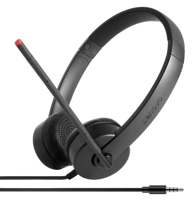 Lenovo | Essential Stereo Analog Headset | Essential Stereo | 3.5 mm