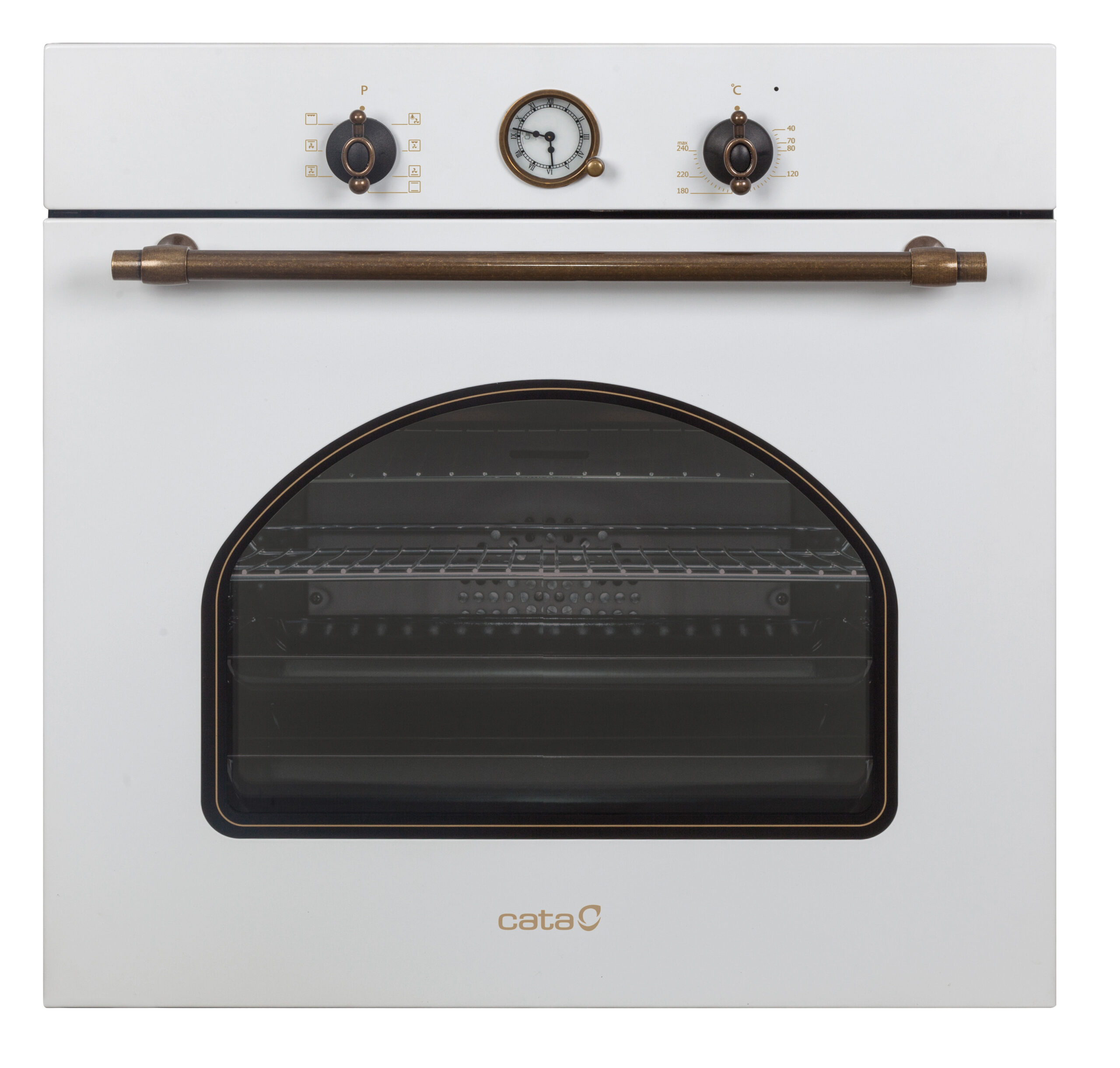 CATA | Oven | MRA 7108 WH | 60 L | Multifunctional | Manual | Knobs | Height 59.5 cm | Width 59.5 cm | White Glass