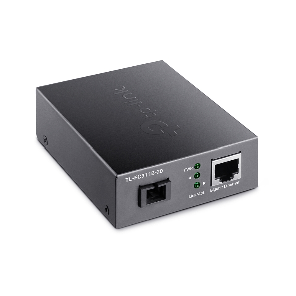 TP-LINK | Gigabit Single-Mode WDM Media Converter | TL-FC311B-20 | Gigabit SC Fiber Port | 10/100/1000 Mbps RJ45 Port (Auto MDI/MDIX) - Image 3