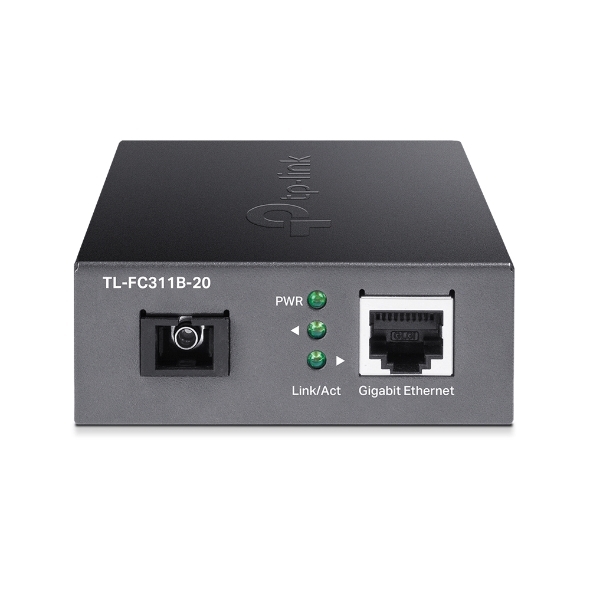 TP-LINK | Gigabit Single-Mode WDM Media Converter | TL-FC311B-20 | Gigabit SC Fiber Port | 10/100/1000 Mbps RJ45 Port (Auto MDI/MDIX) - Image 7