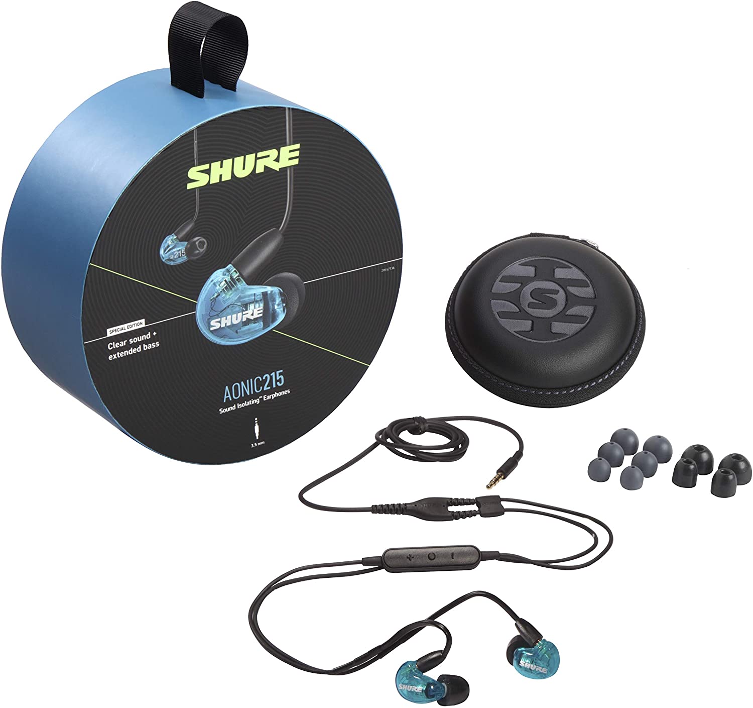 Shure SE215 Earphone, Blue W/MODEL: RMCE-UNI | Shure - Image 2