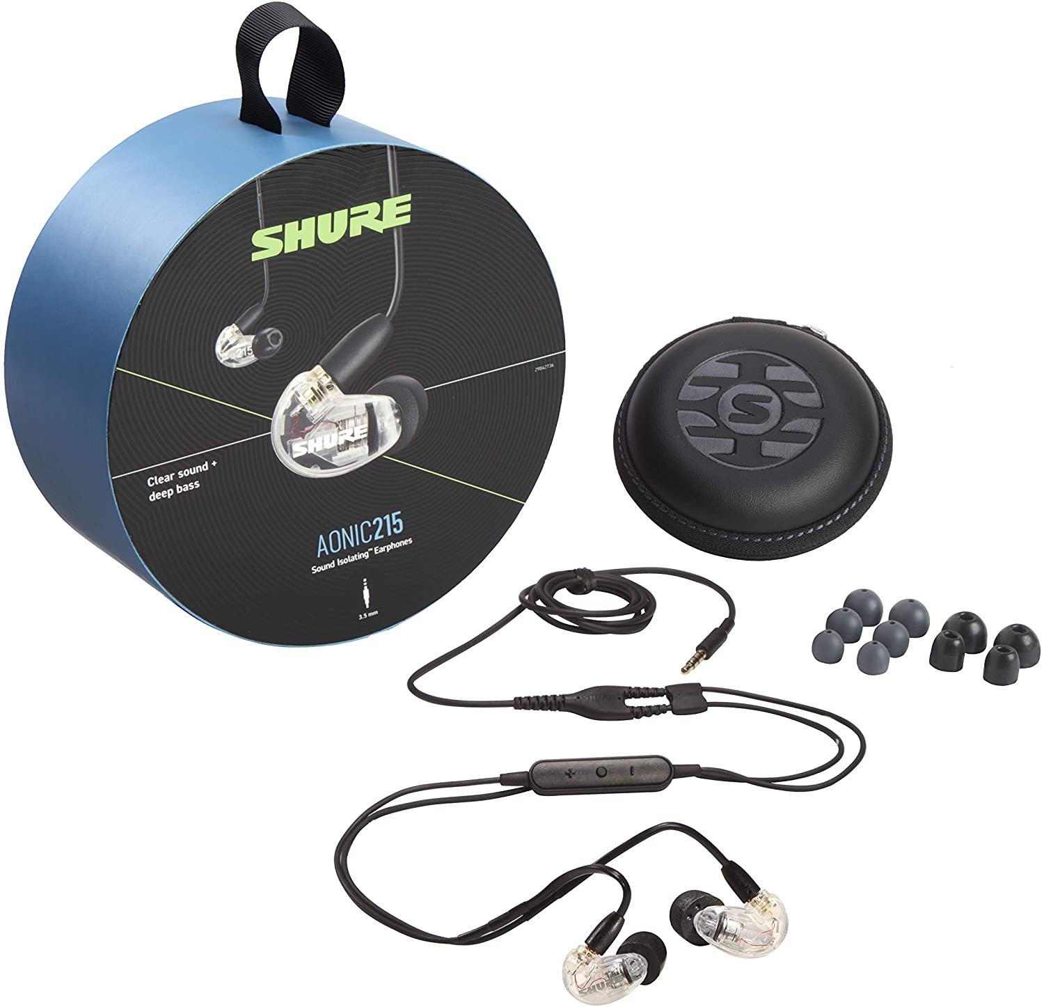 Shure SE215 Earphone, Clear W/MODEL:RMCE-UNI | Shure - Image 2
