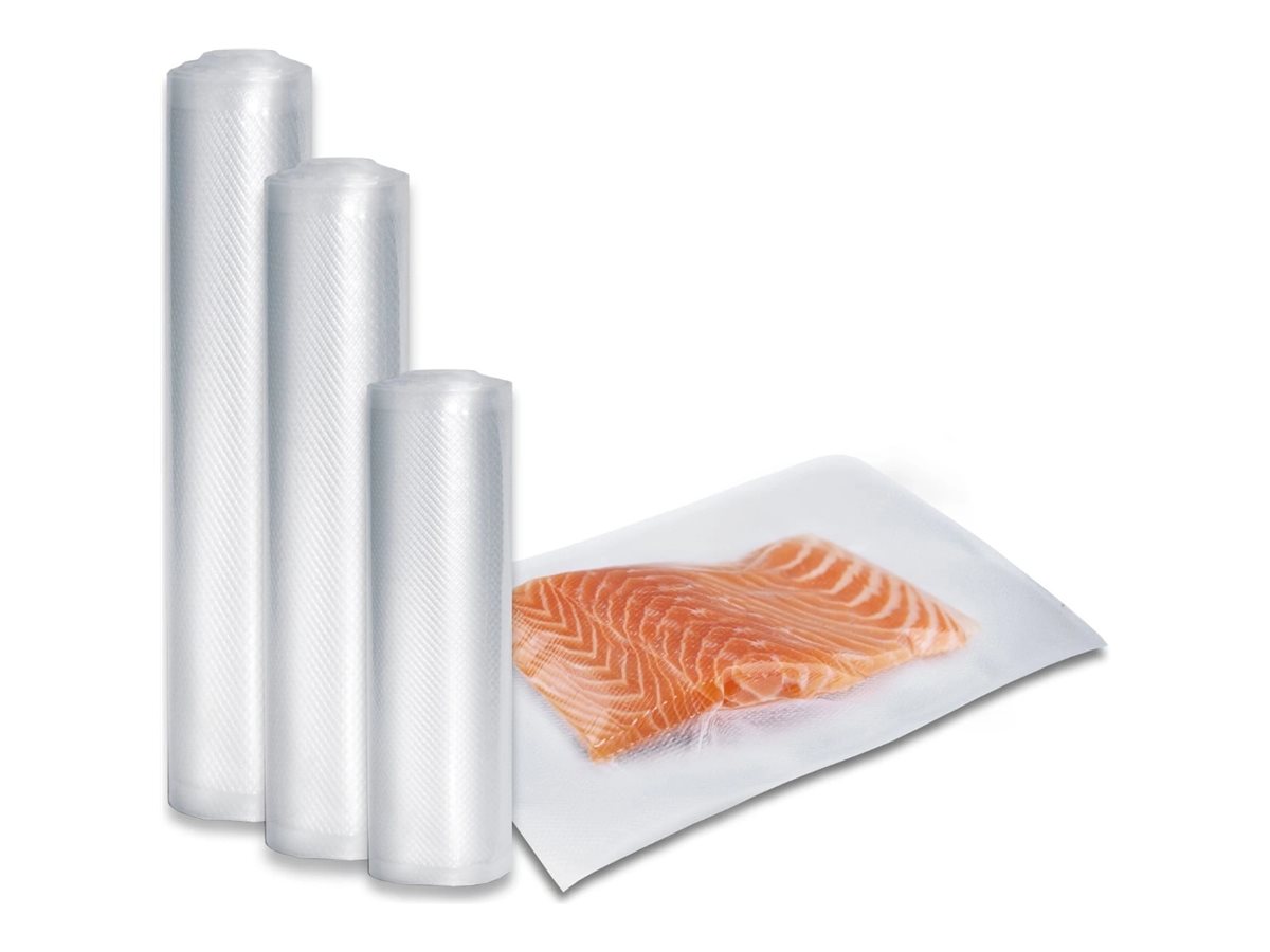 Caso | Foil set 2 for vacuuming + Sous Vide Cooking | 01236 | Dimensions (W x L) 30 x 40 cm, 20 x 600 cm, 28 x 600 cm, 30 x 600 cm - Image 2
