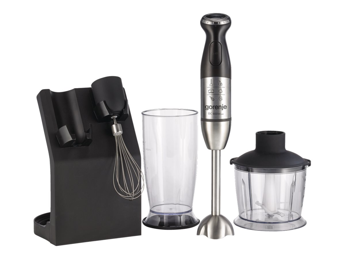 Gorenje | Blender | HBC807QB | Hand Blender | 800 W | Number of speeds Variable | Chopper | Black