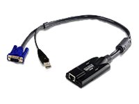 Aten | USB VGA KVM Adapter with Composite Video Support | KA7170 | 1 x RJ-45 Female, 1 x USB Type A Male, 1 x HDB-15 Male