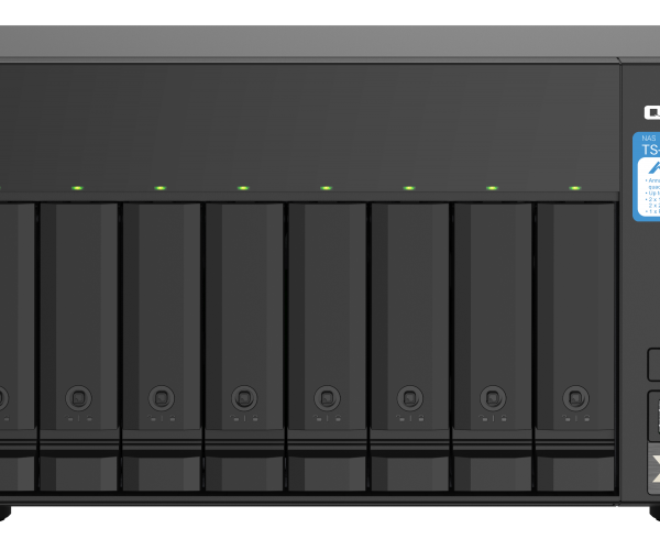 QNAP | 8-Bay QTS NAS | TS-832PX-4G | Up to 8 HDD/SSD Hot-Swap | AnnapurnaLabs Alpine | AL324 ARM Cortex-A57 Quad-Core | Processor frequency 1.7 GHz | 4 GB | DDR4
