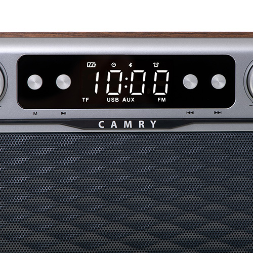 Camry | Bluetooth Radio | CR 1183 | 16 W | AUX in | Wooden - Image 6