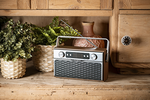 Camry | Bluetooth Radio | CR 1183 | 16 W | AUX in | Wooden - Image 7