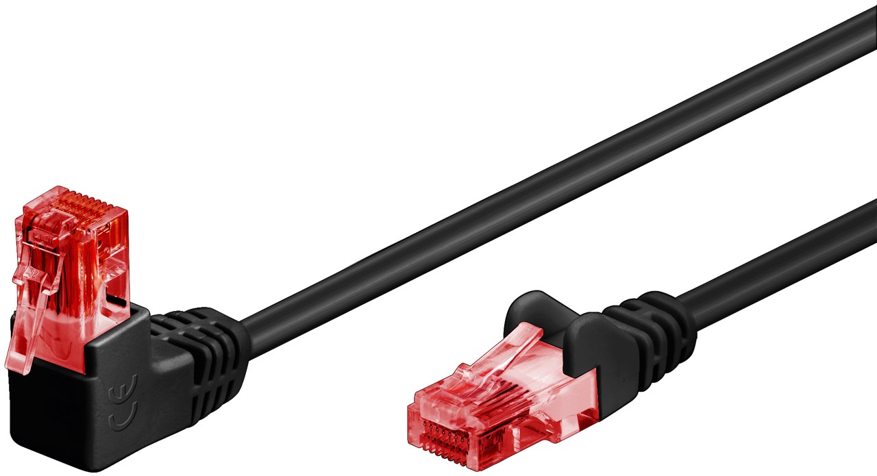 Goobay | Patch Cable | 51516 | RJ-45 90° | RJ-45