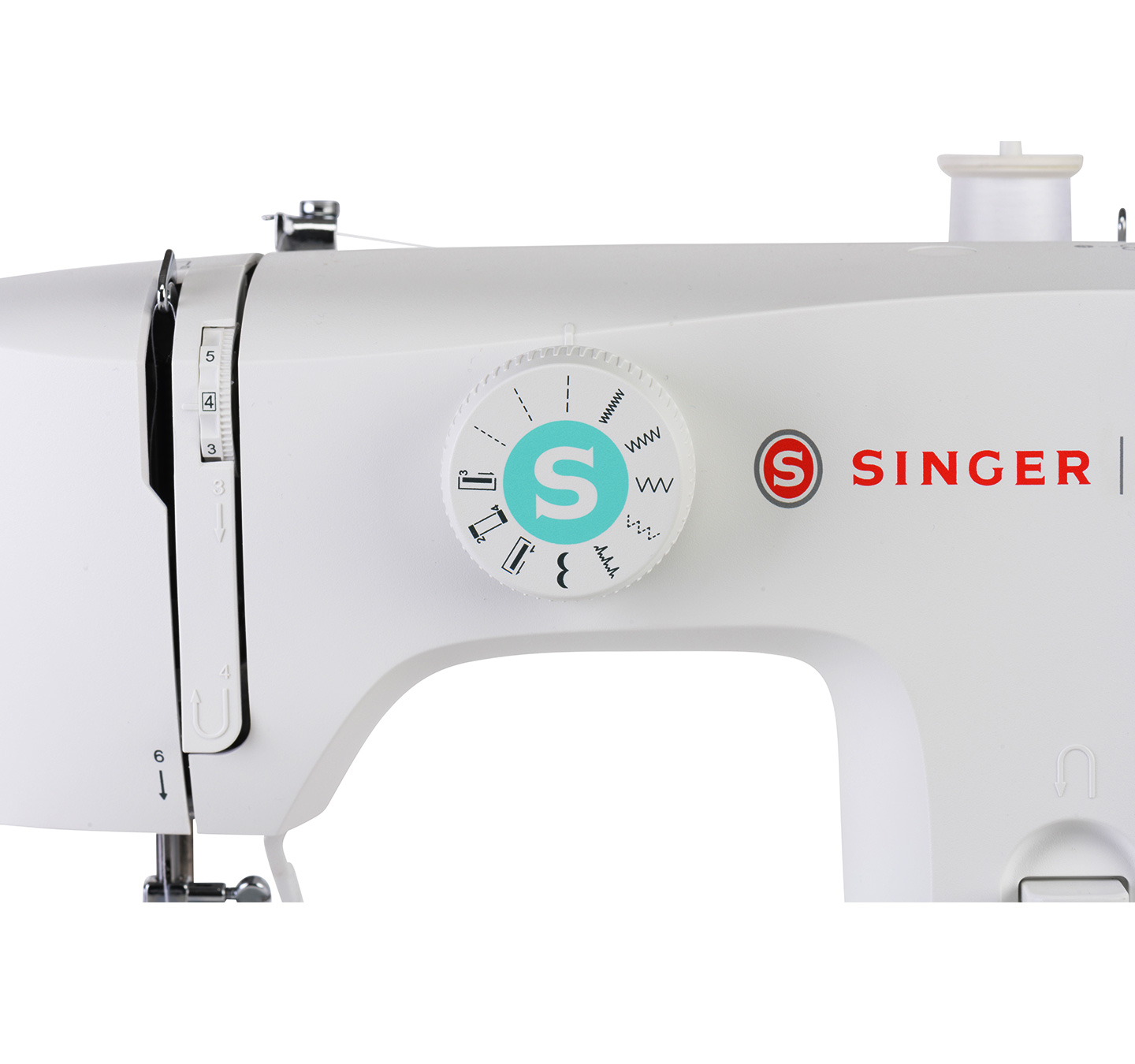 Singer | Sewing Machine | M1505 | Number of stitches 6 | Number of buttonholes 1 | White - Image 7
