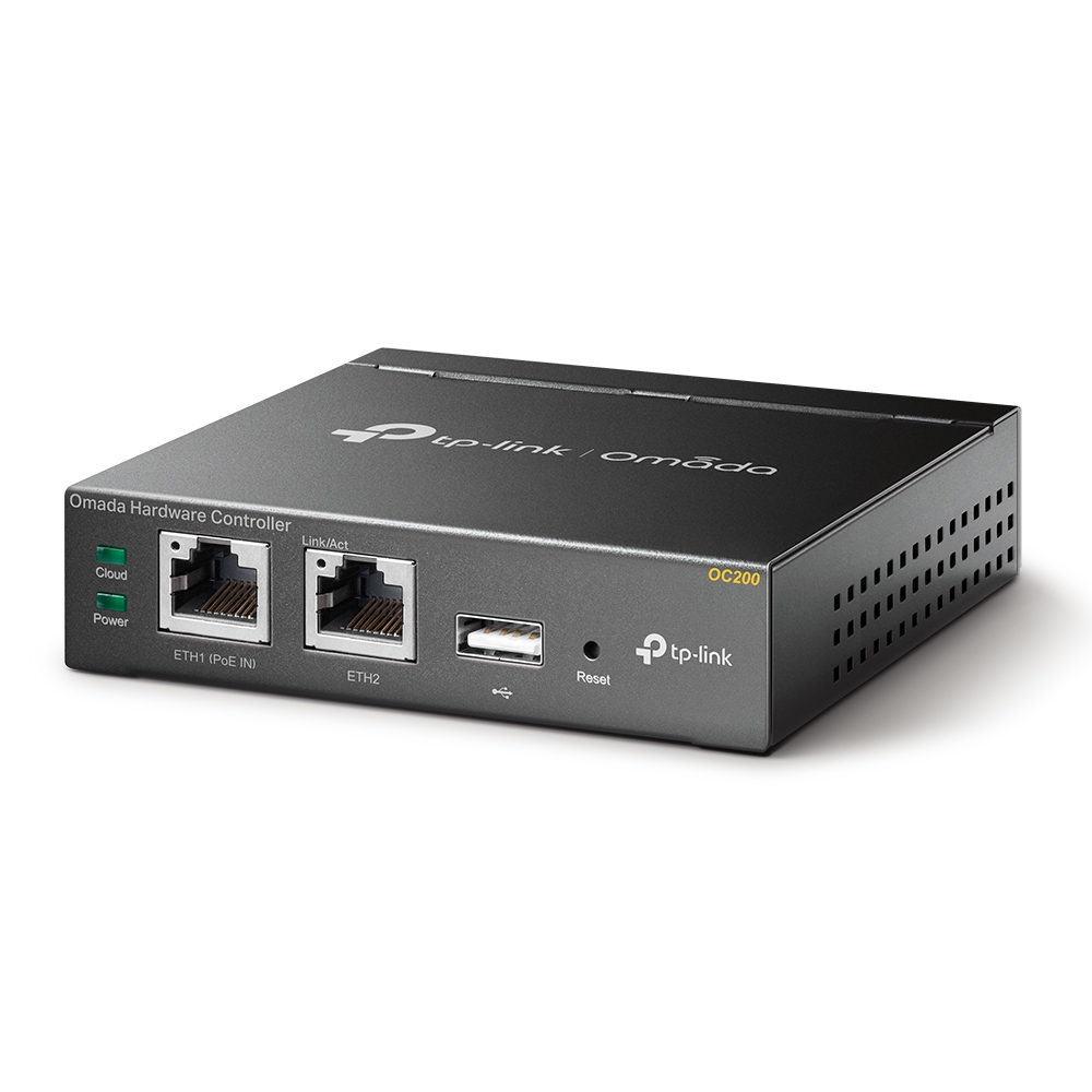 TP-LINK | Omada Hardware Controller | OC200 | 10/100 Mbit/s | Ethernet LAN (RJ-45) ports 2 | MU-MiMO No | PoE in | 1 × USB 2.0, 1 × Micro USB - Image 3