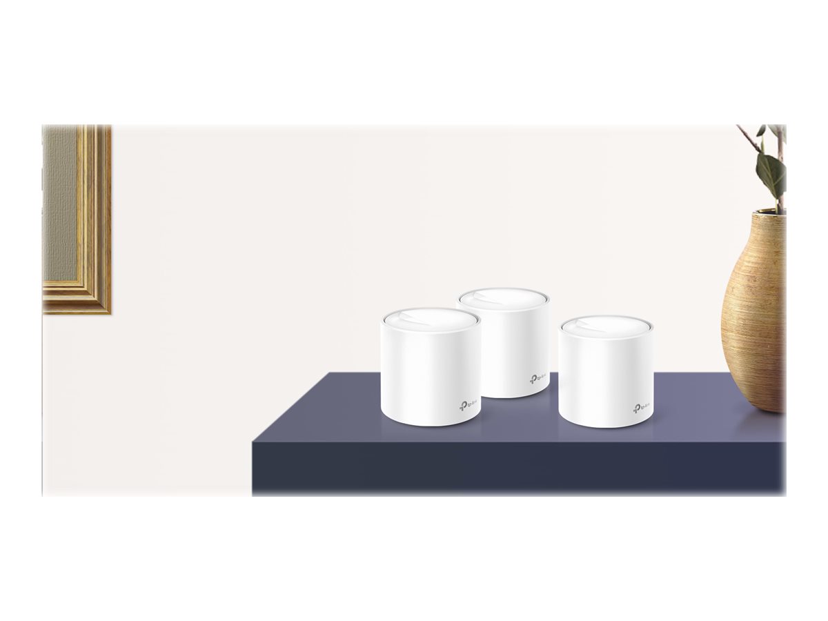 Whole-Home Wi-Fi System | Deco X20(3-pack) | 802.11ac | 1201 Mbit/s | 10/100/1000 Mbit/s | Ethernet LAN (RJ-45) ports 2 | Mesh Support Yes | No mobile broadband | Antenna type Internal - Image 9