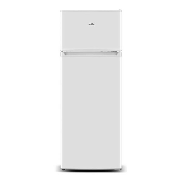 ETA | Refrigerator | ETA254690000E | Energy efficiency class E | Free standing | Double Door | Height 142.6 cm | Fridge net capacity 169 L | Freezer net capacity 37 L | 40 dB | White