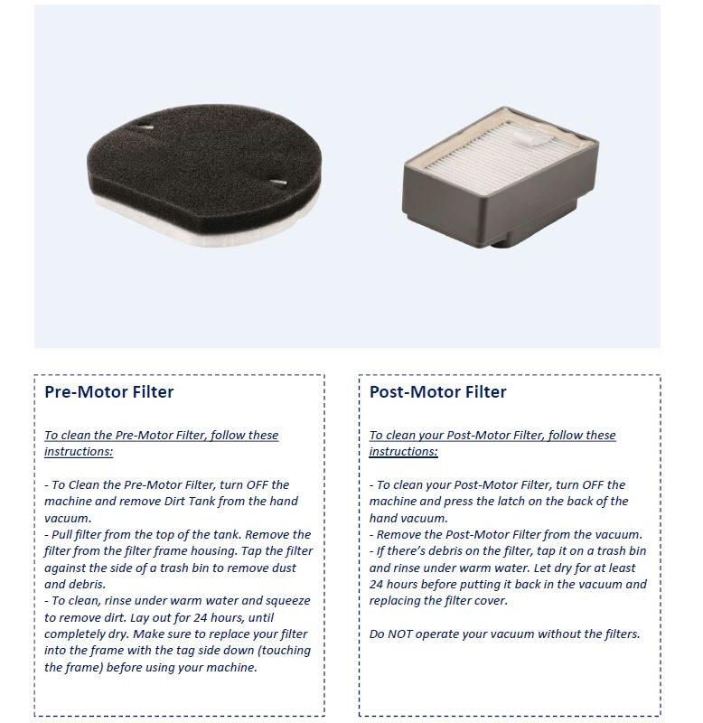 Bissell | Icon Washable Vacuum Filters | No ml | 1 pc(s) - Image 3