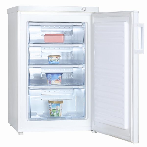 Goddess | Freezer | GODFSC085TW9E | Energy efficiency class E | Upright | Free standing | Height 85 cm | Total net capacity 91 L | White