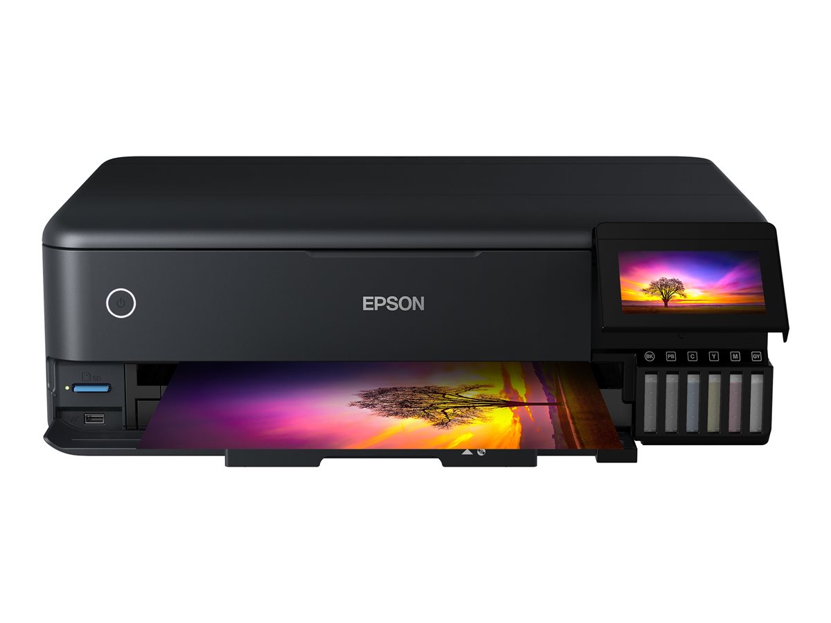 Epson Multifunctional Printer | EcoTank L8180 | Inkjet | Colour | Inkjet Multifunctional Printer | A3+ | Wi-Fi | Black - Image 8