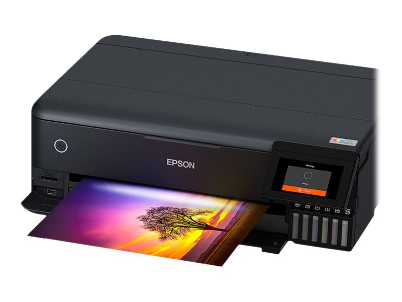 Epson Multifunctional Printer | EcoTank L8180 | Inkjet | Colour | Inkjet Multifunctional Printer | A3+ | Wi-Fi | Black - Image 51