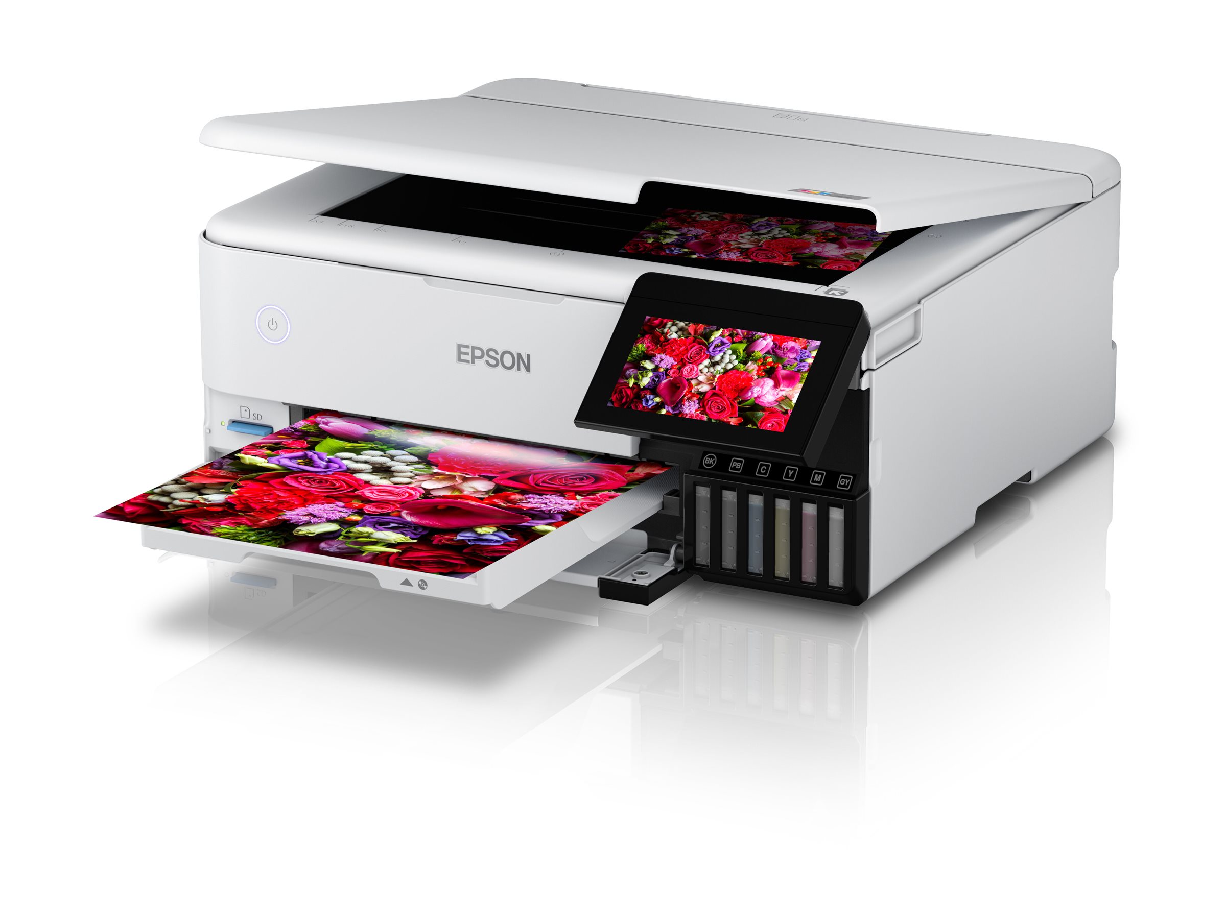 Epson Wireless Photo Printer | EcoTank L8160 | Inkjet | Colour | Inkjet Multifunctional Printer | A4 | Wi-Fi | Grey - Image 6