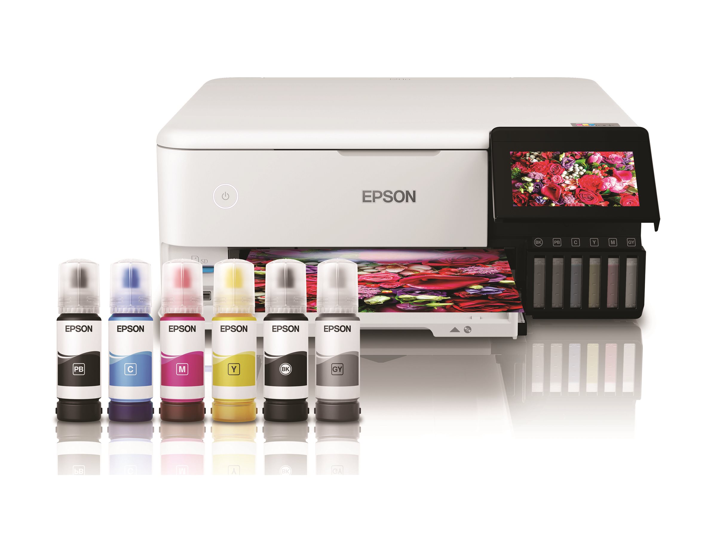 Epson Wireless Photo Printer | EcoTank L8160 | Inkjet | Colour | Inkjet Multifunctional Printer | A4 | Wi-Fi | Grey - Image 24