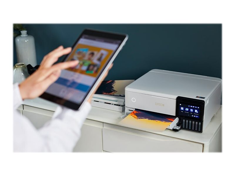 Epson Wireless Photo Printer | EcoTank L8160 | Inkjet | Colour | Inkjet Multifunctional Printer | A4 | Wi-Fi | Grey - Image 64