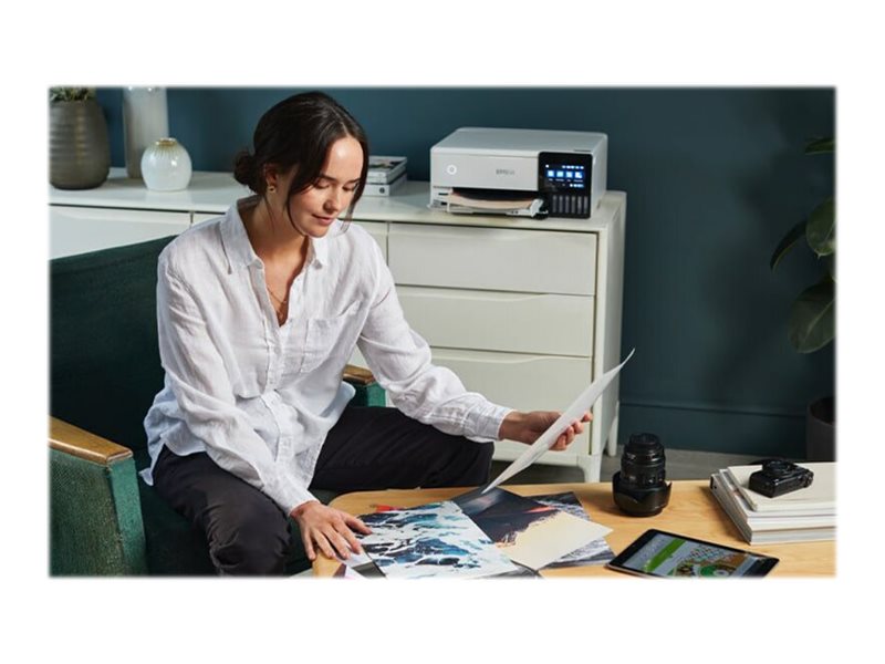 Epson Wireless Photo Printer | EcoTank L8160 | Inkjet | Colour | Inkjet Multifunctional Printer | A4 | Wi-Fi | Grey - Image 68