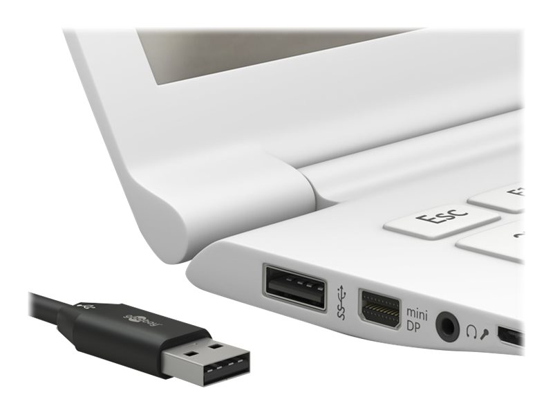 Goobay | USB-C charging and sync cable (USB-A > USB-C) | 59124 | USB-C male | USB 2.0 male (type A) - Image 9