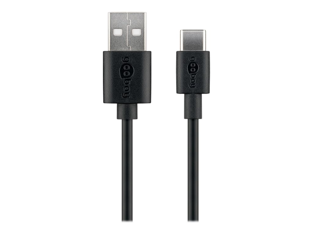 Goobay | USB-C charging and sync cable (USB-A > USB-C) | 38675 | RJ-45 | RJ-45 90° | Black - Image 6