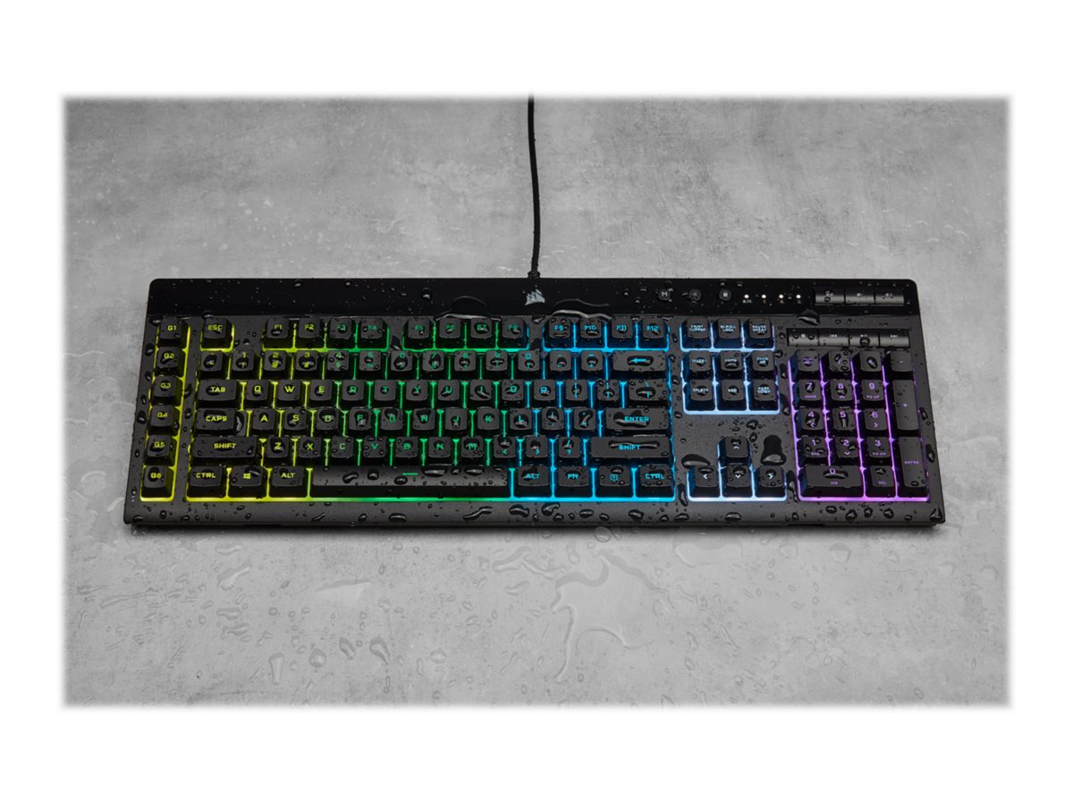 Corsair | Rubber Dome | Gaming Keyboard | K55 RGB PRO | Gaming keyboard | Wired | RGB LED light | US | Black - Image 15