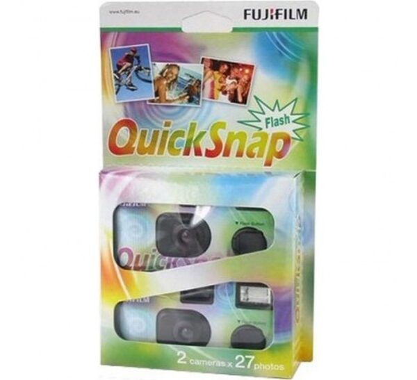 Fujifilm | 7130786 QuickSnap 400 Disposable Flash Camera (Pack of 2)