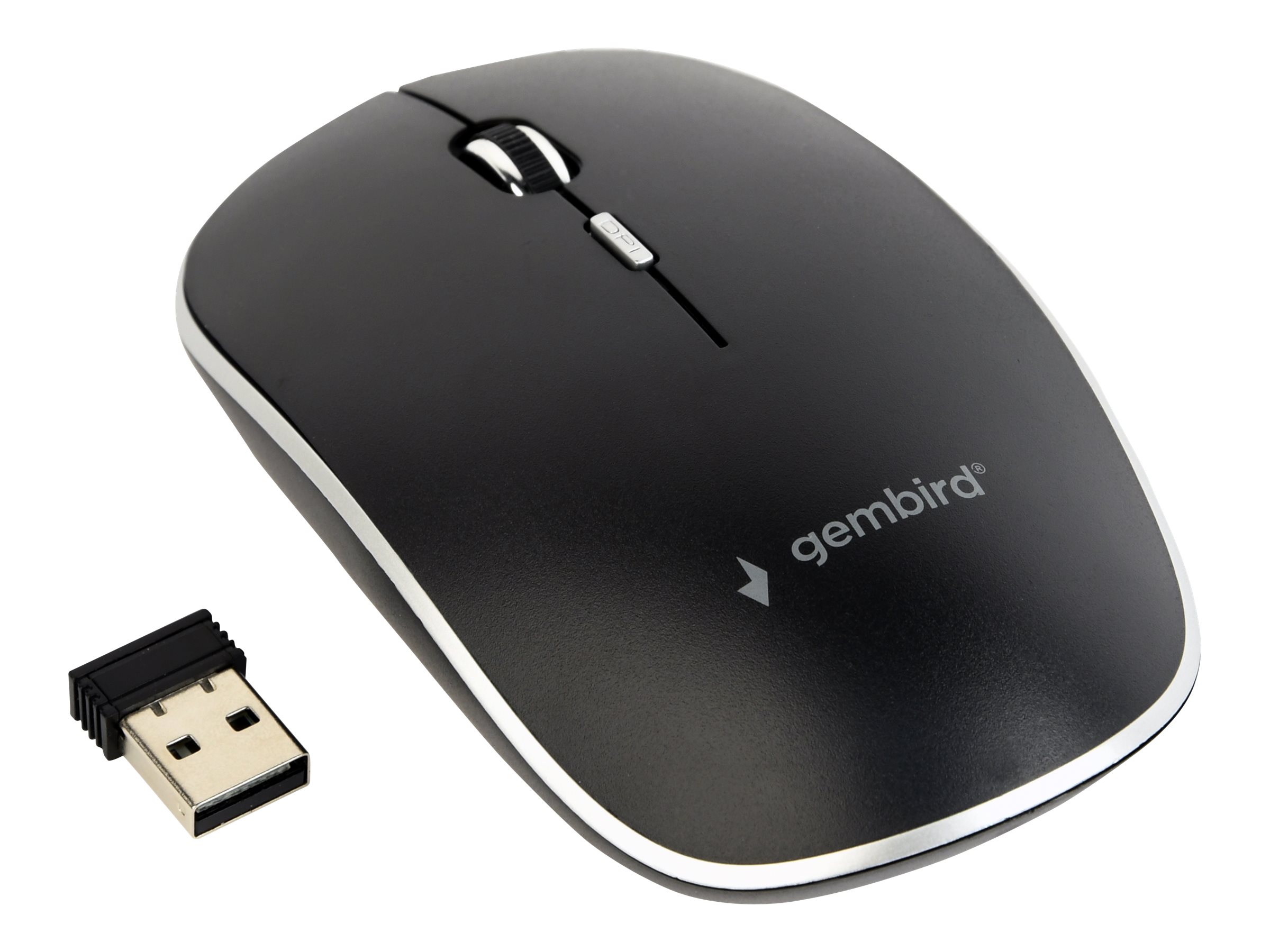 Gembird | Silent Wireless Optical Mouse | MUSW-4BS-01 | Optical mouse | USB | Black - Image 5