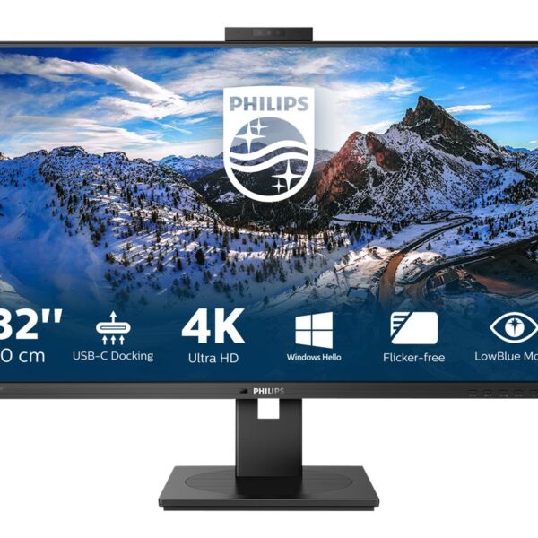 Philips | Monitor | 329P1H | 31.5 " | IPS | 4K UHD | 16:9 | 60 Hz | 4 ms | 3840 x 2160 | 350 cd/m² | HDMI ports quantity 2 | Black | Warranty 24 month(s)