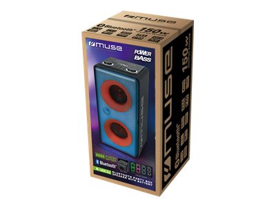 Muse | Party Box Speaker | M-1808DJ | 150 W | Bluetooth | Black | Wireless connection - Image 4
