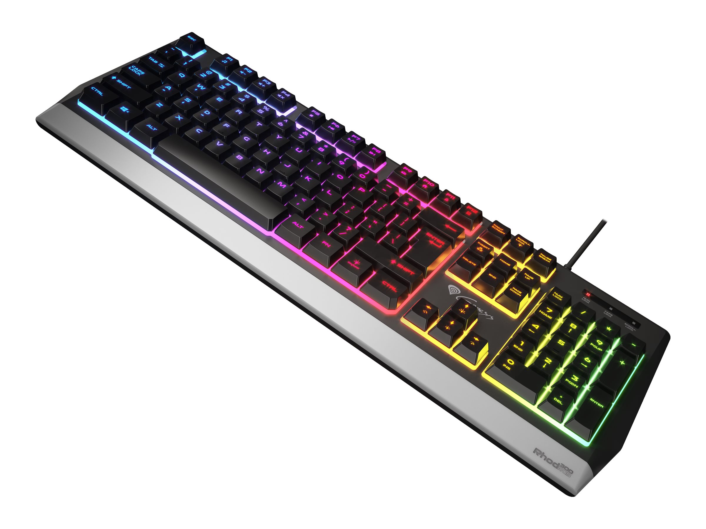 Genesis | Rhod 300 RGB | Gaming keyboard | Wired | RGB LED light | US | 1.75 m - Image 3