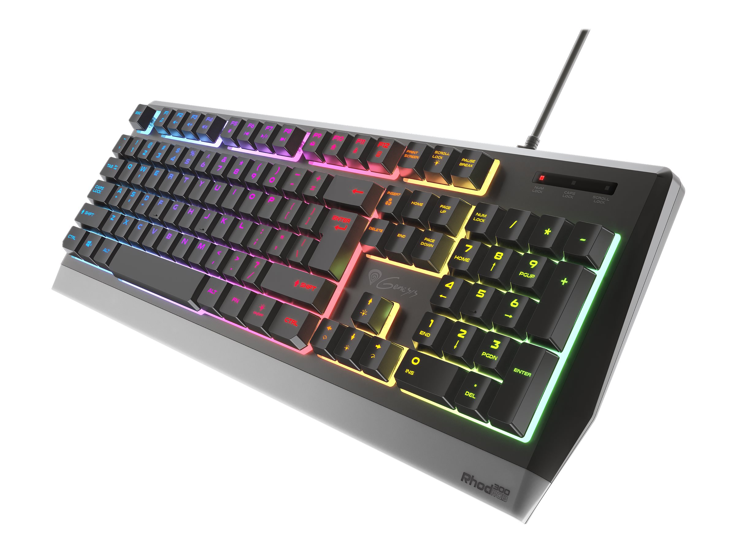 Genesis | Rhod 300 RGB | Gaming keyboard | Wired | RGB LED light | US | 1.75 m - Image 4