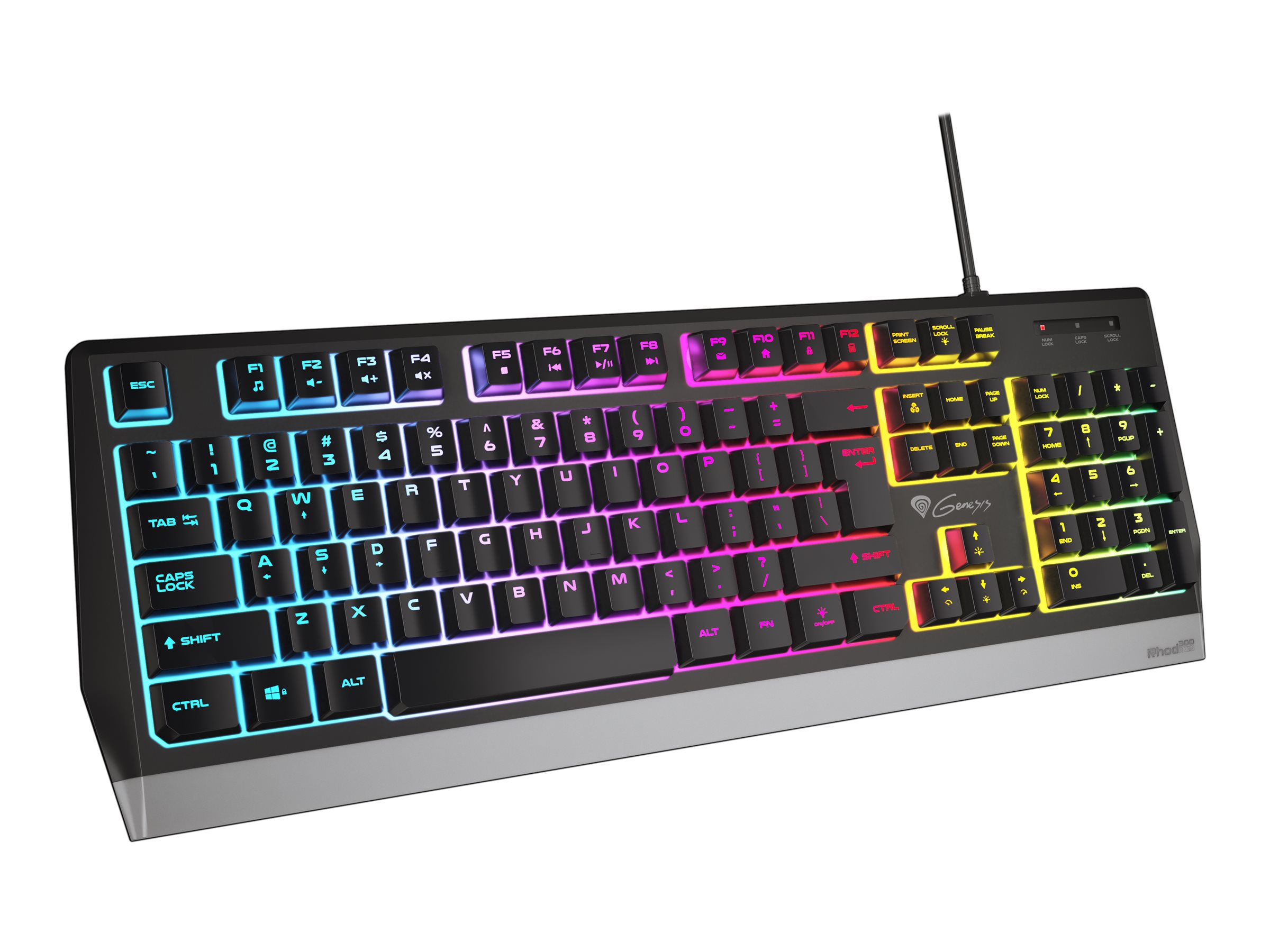 Genesis | Rhod 300 RGB | Gaming keyboard | Wired | RGB LED light | US | 1.75 m - Image 9