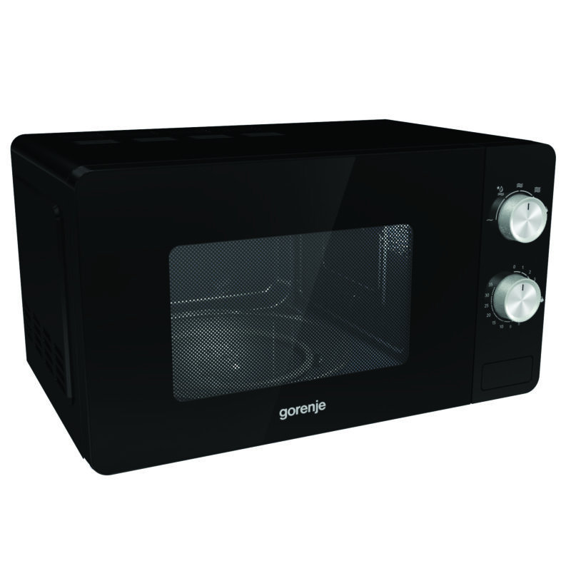 Gorenje | Microwave oven | MO20E1B | Free standing | 20 L | 800 W | Black - Image 2