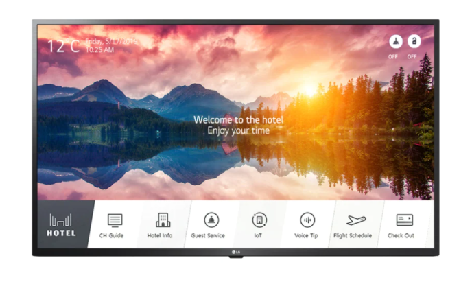 LG | UHD Hotel TV | 65US662H0ZC | 65 " | Landscape | webOS | 400 cd/m² | 1000000:1 | 8 ms