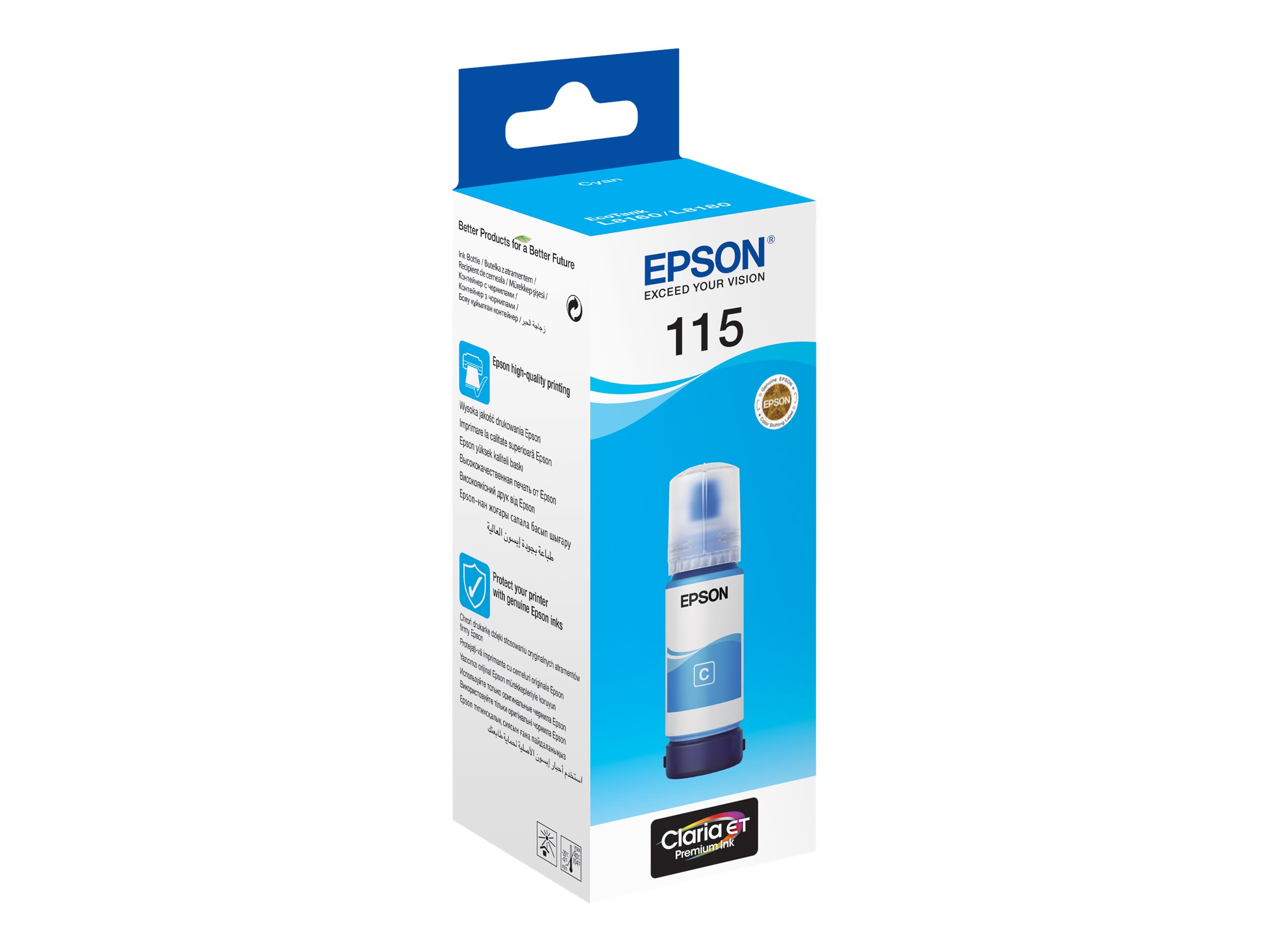 Epson 115 ECOTANK | Ink Bottle | Cyan - Image 2