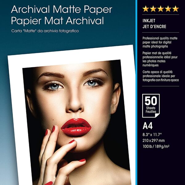 Archival Matte Paper - A4 - 50 Sheets | A4