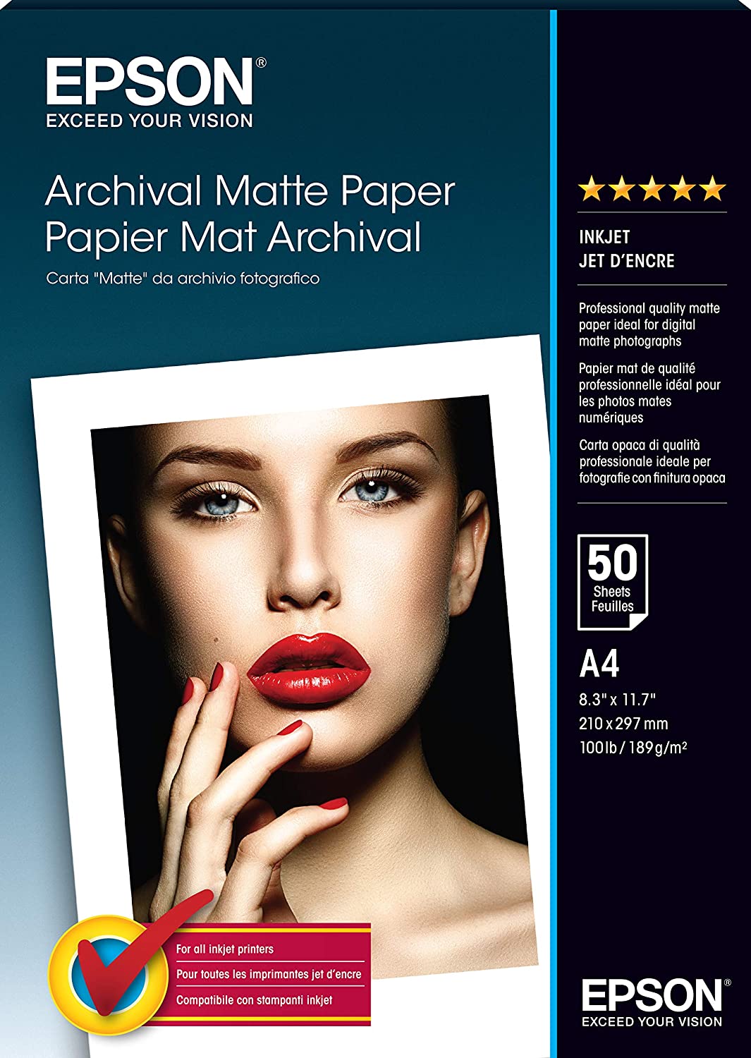 Archival Matte Paper - A4 - 50 Sheets | A4