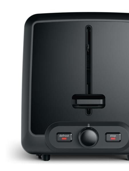 Bosch | DesignLine Toaster | TAT4P429 | Power 970 W | Number of slots 2 | Housing material Stainless Steel | Copper/Black - Image 4