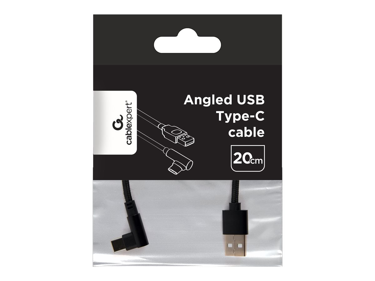 Gembird | Angled USB Type-C charging and data cable | CC-USB2-AMCML-0.2M - Image 5