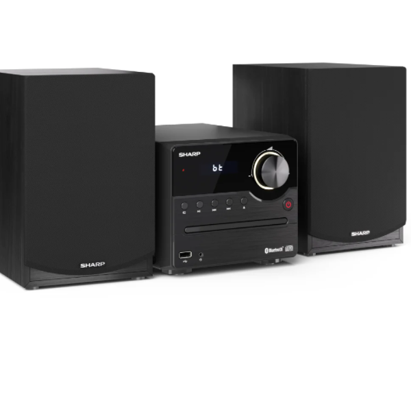 Sharp XL-B512(BK) Hi-Fi Micro System, CD/FM/USB/Bluetooth v5.0, 45W, Black | Sharp | Hi-Fi Micro System | XL-B512(BK) | Black | USB port | AUX in | Bluetooth | CD player | FM radio | Wireless connection