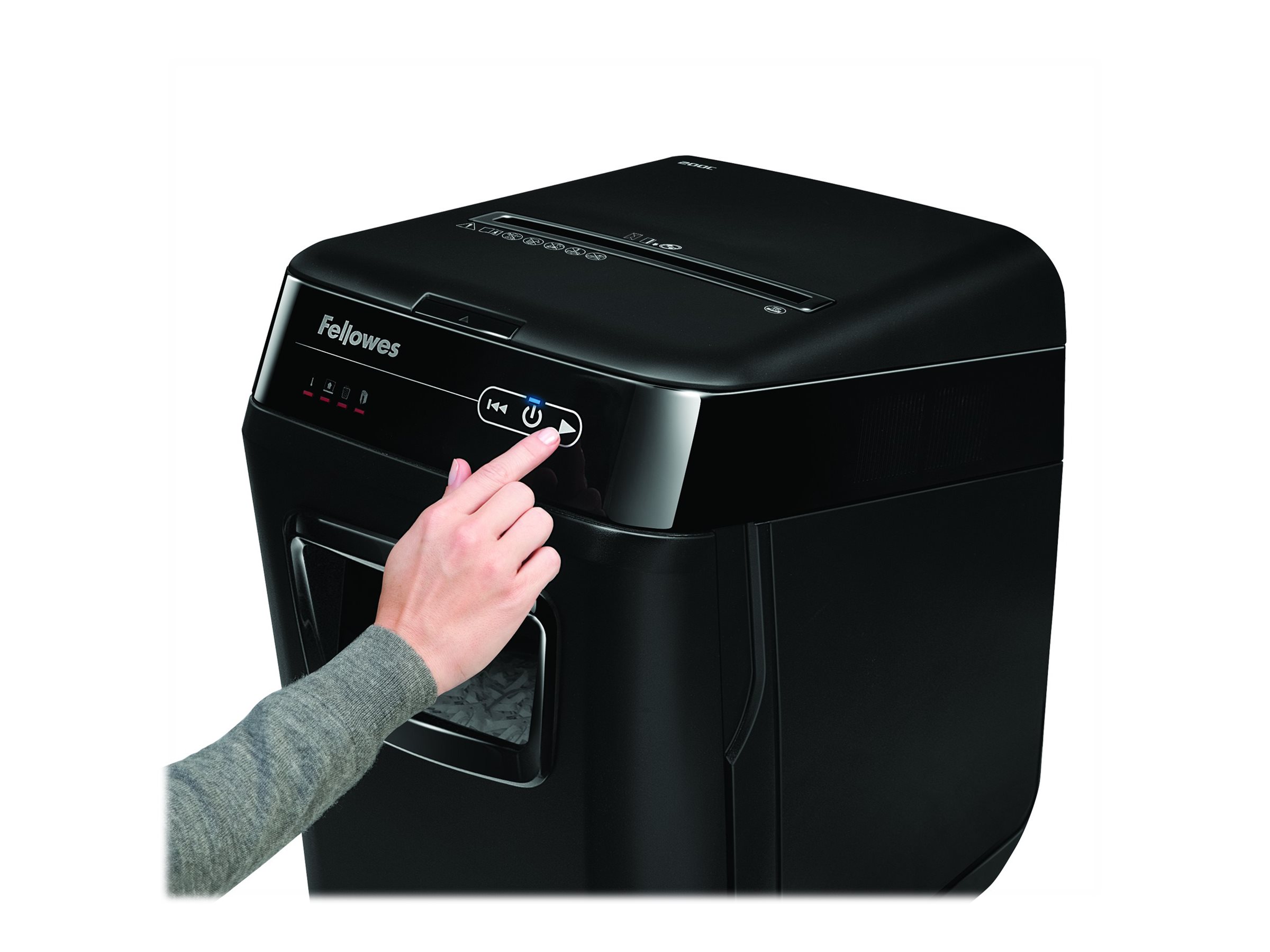 Cross-Cut | AutoMax 200C | Black | Paper shredding | Shredding CDs | Credit cards shredding - Image 13