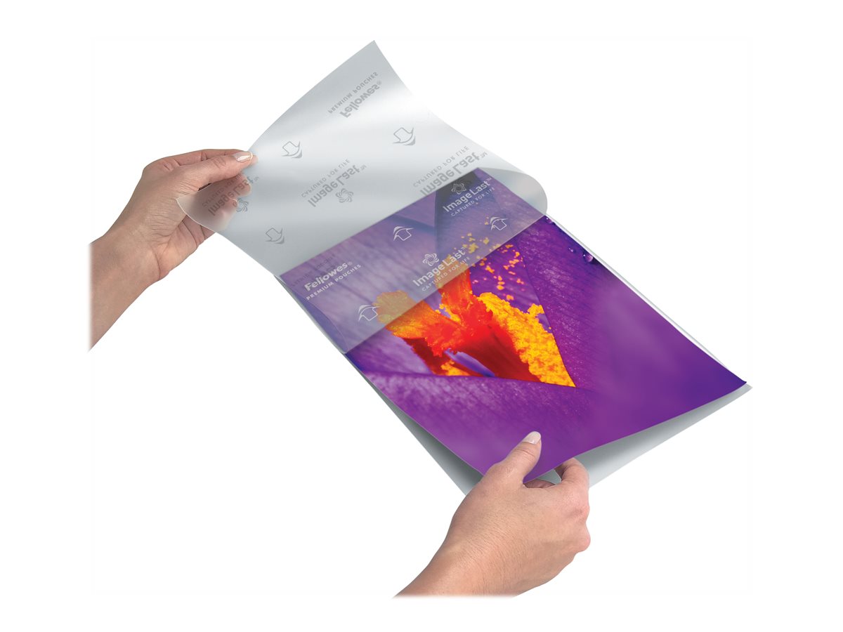 Fellowes | Laminating Pouch | A3 | Glossy | Thickness: 125 micron, Qty Per Pack: 100 pcs; Ideal for notices, craft materials, signage and frequently handled documents - Image 11