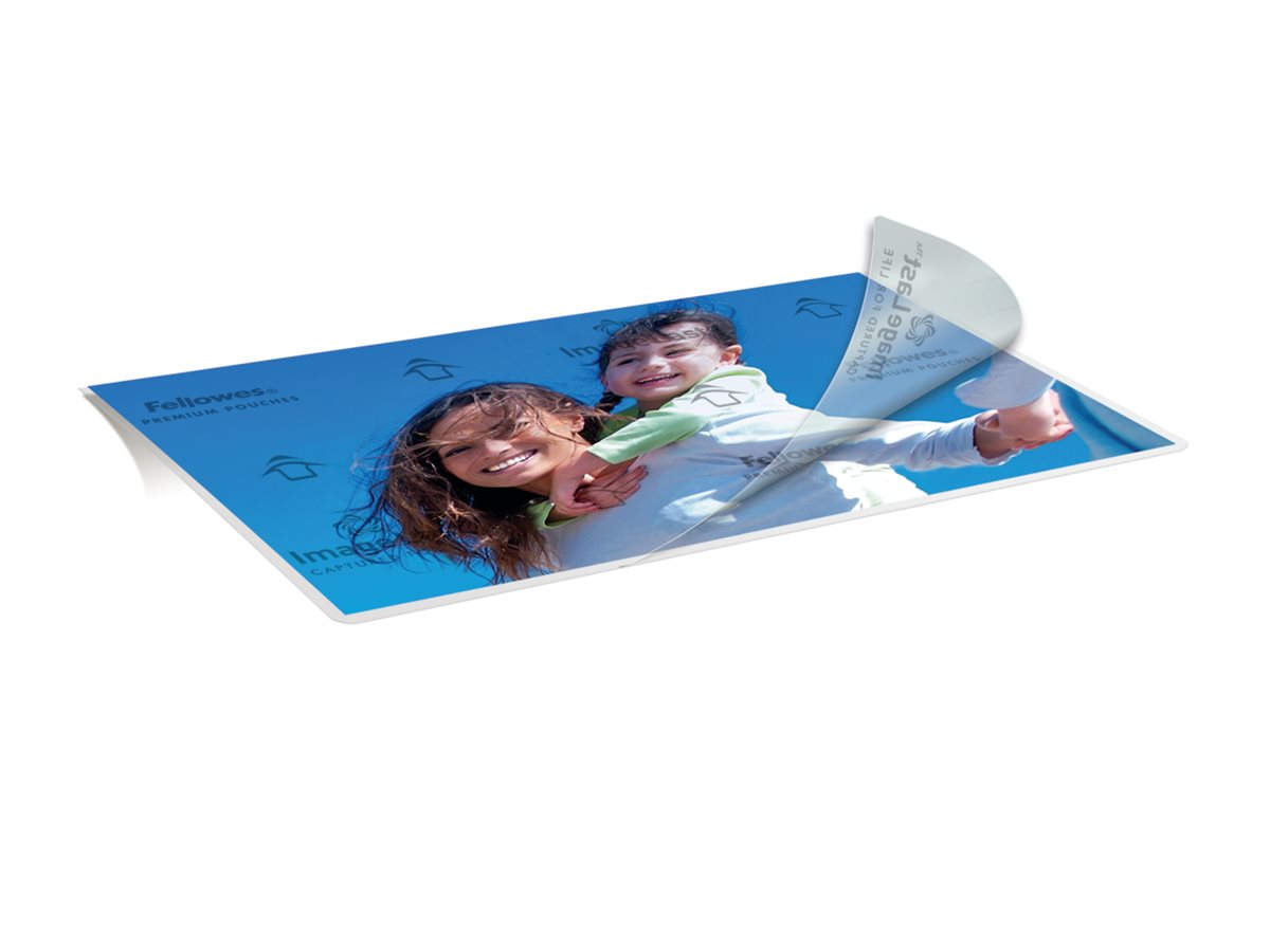 Fellowes | Laminating Pouch | A3 | Glossy | Thickness: 125 micron, Qty Per Pack: 100 pcs; Ideal for notices, craft materials, signage and frequently handled documents - Image 12