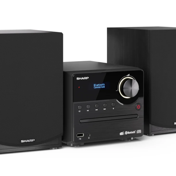 Sharp XL-B517D(BK) Hi-Fi Micro System, CD/FM/USB/Bluetooth v5.0, Aux-in, 45W, Black | Sharp | Hi-Fi Micro System | XL-B517D(BK) | Black | USB port | AUX in | Bluetooth | CD player | FM radio | Wireless connection